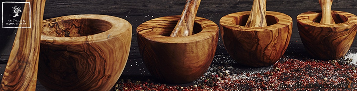 mortar and pestle olivewood